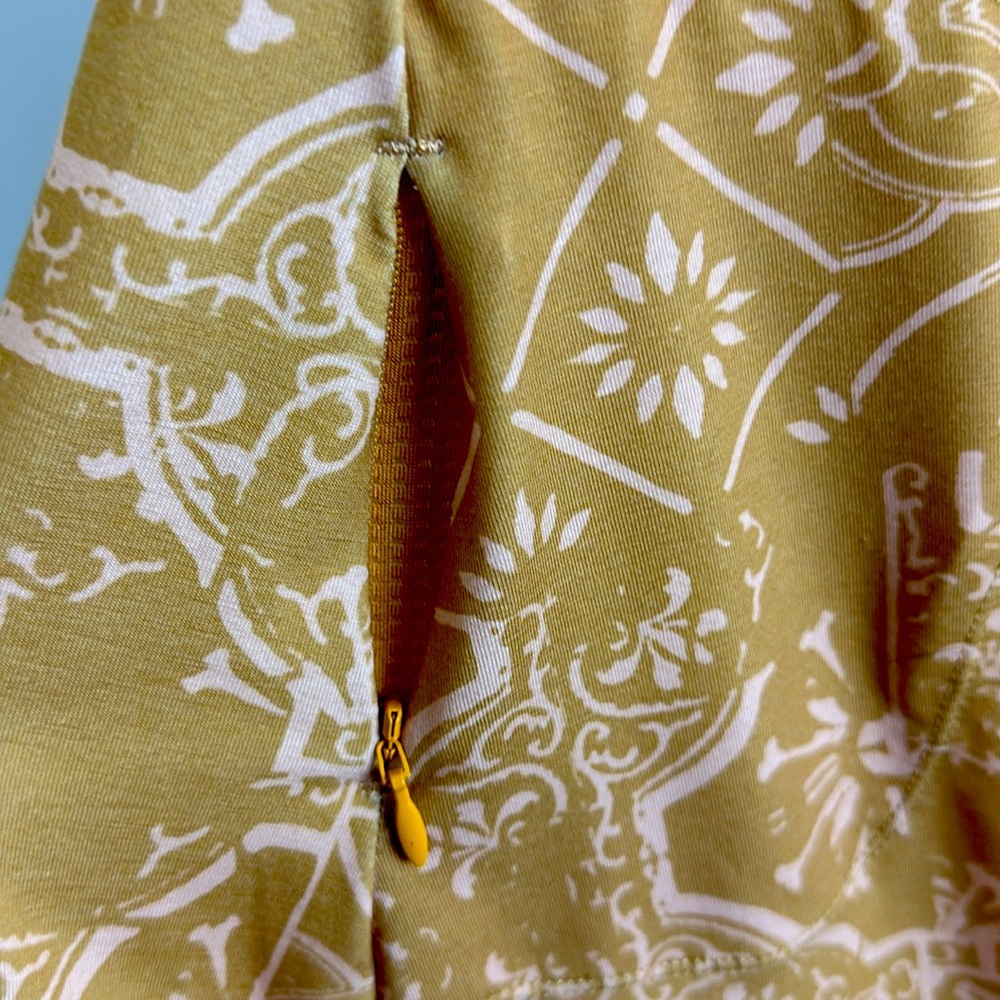 🌷PRANA Mustard Razorback Dress Size M - Picture 7 of 10